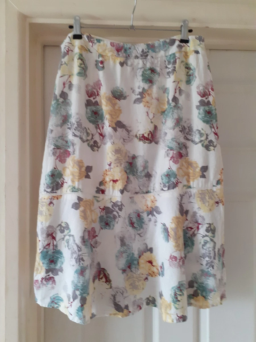 Linen skirt top knee length