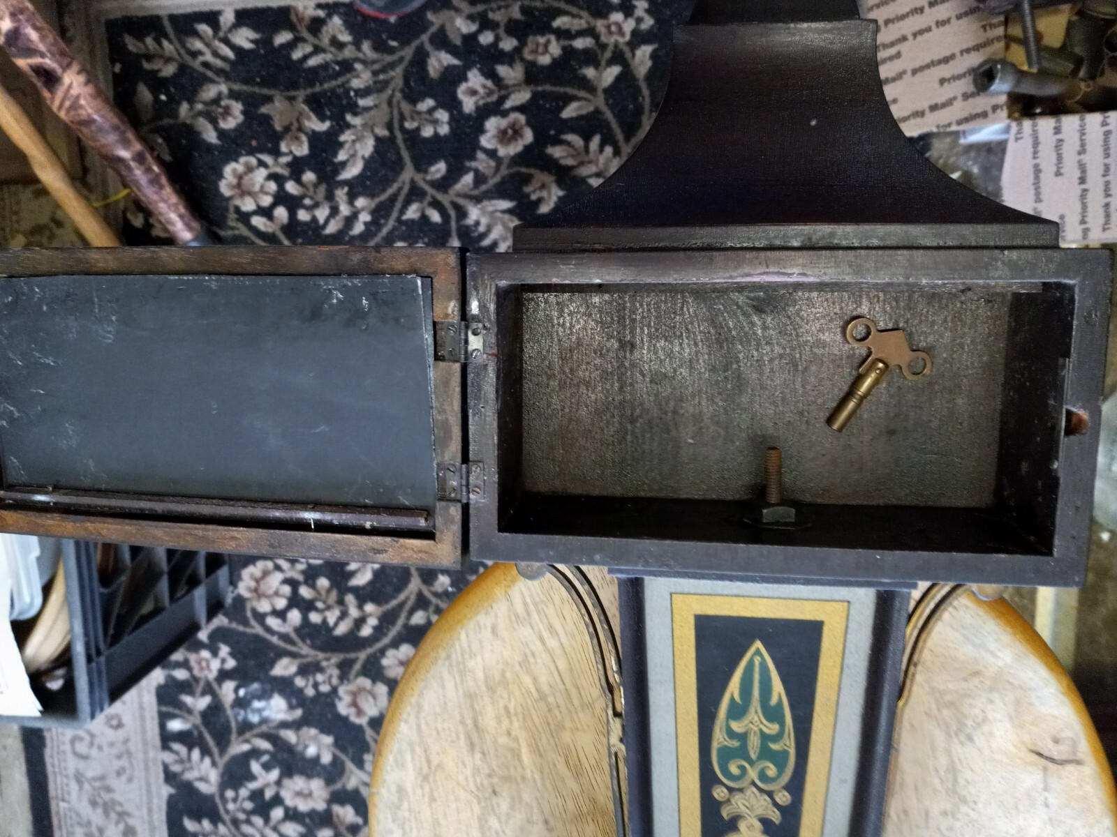 NEW HAVEN 12 Day MANUAL WIND TIME ONLY BANJO CLOCK, FOR REPAIRS 23 INCHES eBay