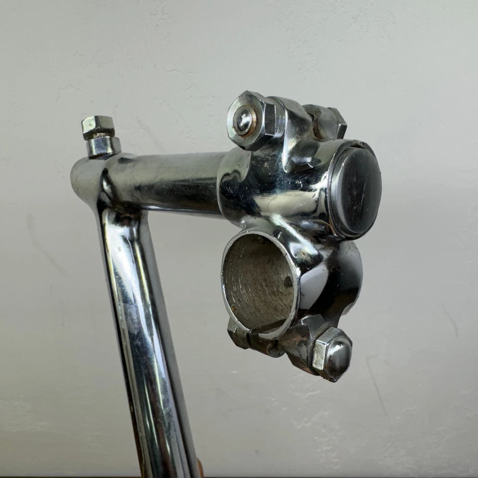 Vintage Track Stem Adjustable Steel Chrome Eroica Bike Fits Taylor Titan Classic - Image 3 of 4