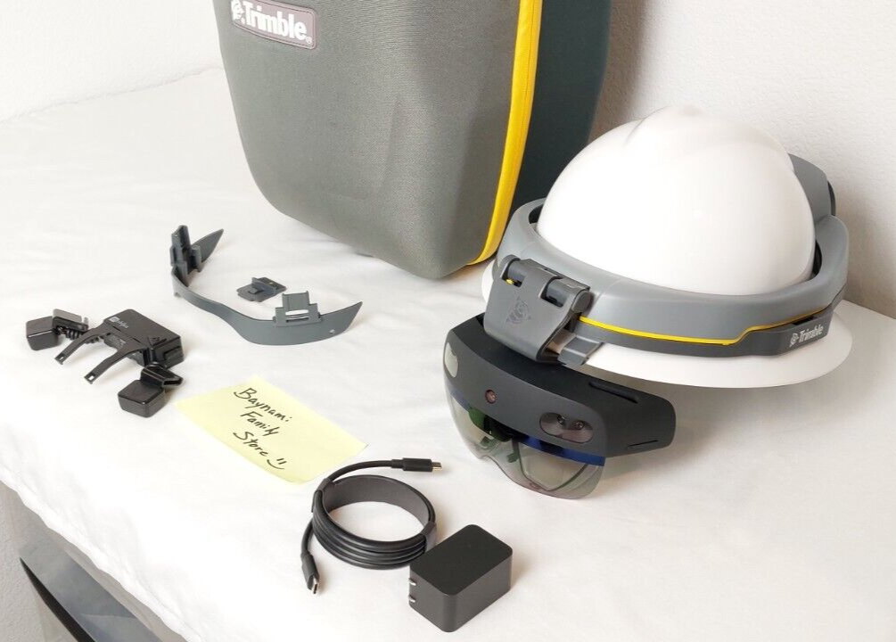 Trimble XR10 mobiWAN_TR Mobilus HoloLens 2 Full Brim Hardhat