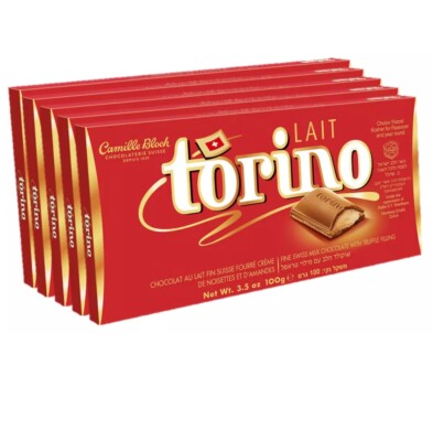 Camille Bloch - Torino Lait Filled Chocolate (Dairy)-Kosher For Passover 4 Pack