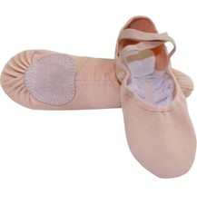 Danzcue Adult Split Leather Sole Ballet Dance Slipper Pink Sz 8.5 M