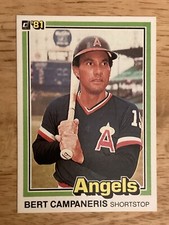1981 Donruss - #50 Bert Campaneris - near mint condition - FREE SHIPPING
