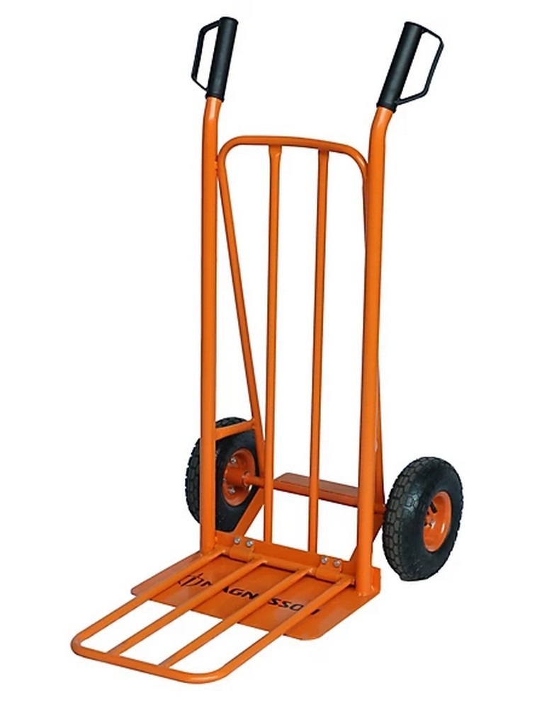 Magnusson Heavy Duty Sack Truck 300kg Industrial Hand Trolley Pneumatic Wheels