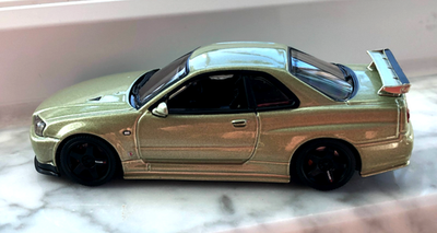 ホットウィール　NISSAN SKYLINE GTR BNR34 NISMO Amazon.com: Hot Wheels Nissan Skyline GT-R BNR34 Gran Turismo Real