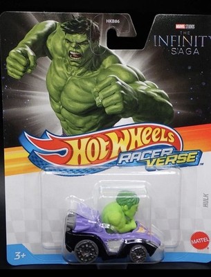 2025 Hot Wheels Racer Verse Incredible HULK The Infinity Saga For Mario Kart