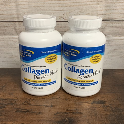 #ad Collagen Power Plus North American Herb and Spice 90 capsules Lot Of 2 10 25 $26.99