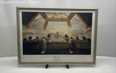 Framed The Sacrament Of The Last Supper Wall Decor Art Print By Salvador Dali