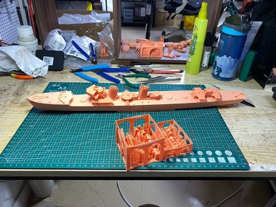3D Printed 1/350 IJN Kamikaze class destroyer Unpainted Model Kit NEW！