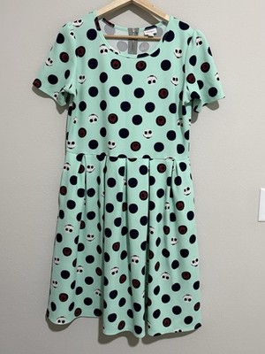 #348 Lula Roe Jack Skellington Nightmare Before Christmas 2XL Zip Down Dress