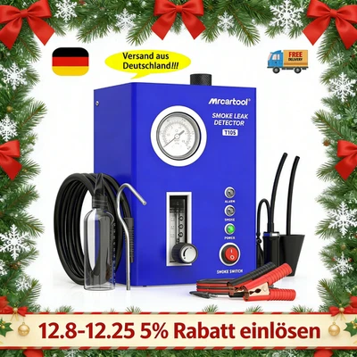 MRCARTOOL Máquina de niebla EVAP automóvil máquina de humo coche diagnóstico de fugas sistemas de airbag de vacío DE