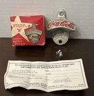Vintage The STARR "X" Stationary Bottle Opener Coca-Cola With Original Box