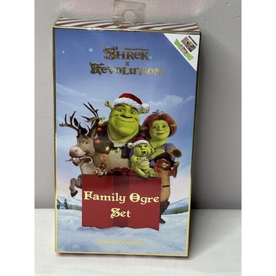 Shrek x Revolution Family Ogre Set Eyeshadow Palette, Lip Gloss & Headband - NIB