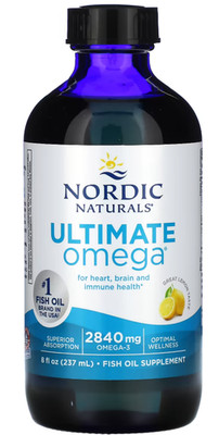 Nordic Naturals Ultimate Omega 2840 mg Zitrone, 237 ml