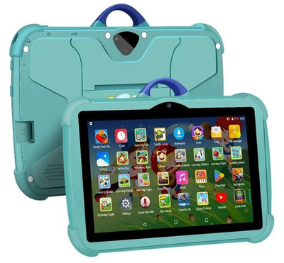 2026 Kinder Tablet 7 Zoll, Android, 4GB+64GB Speicher, Bundle, WLAN, Gratis Hülle NEU