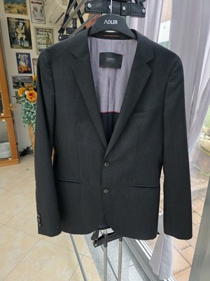 Blazer Jacke ESPRIT Herren Größe 98, Schwarz