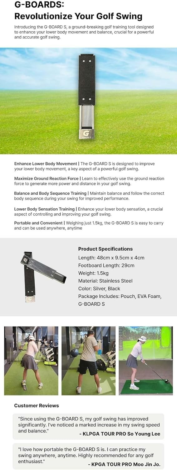 G-Board S Golf Swing Balance Board Trainer Revolutionize Your Swing # Gboards001