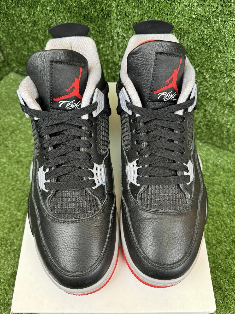 Size 9.5 - Air Jordan 4 Retro Bred Reimagined | eBay