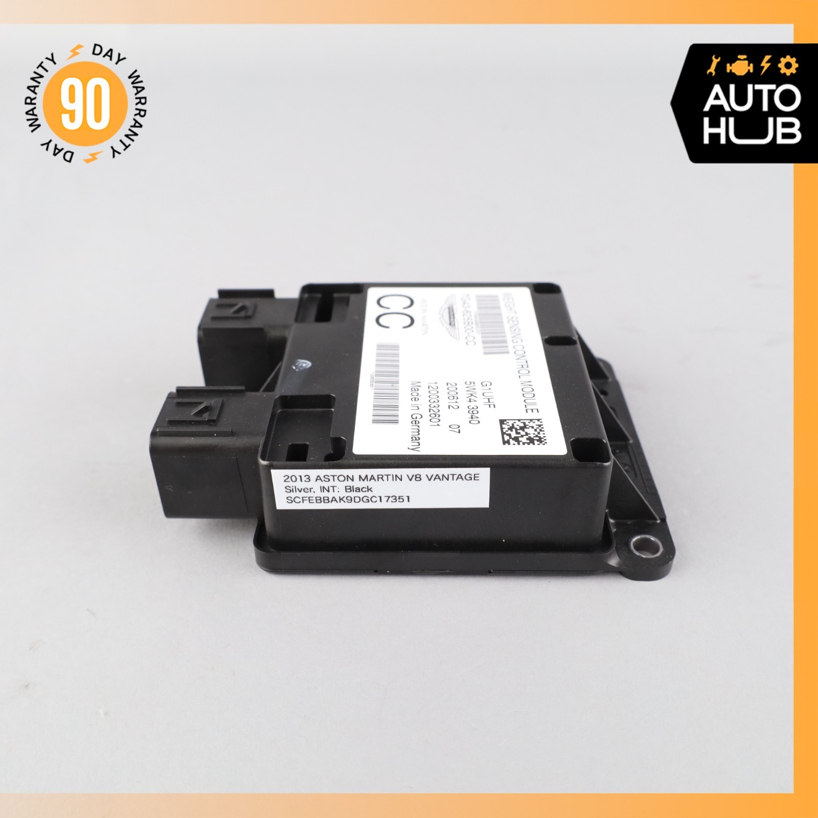 06-19 Aston Martin V8 Vantage DB9 Right Seat Weight Sensor Control Module OEM