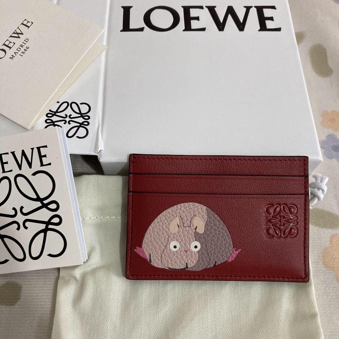 LOEWE x Ghibli Spirited Away Bounezumi Card Holder Wallet Leather