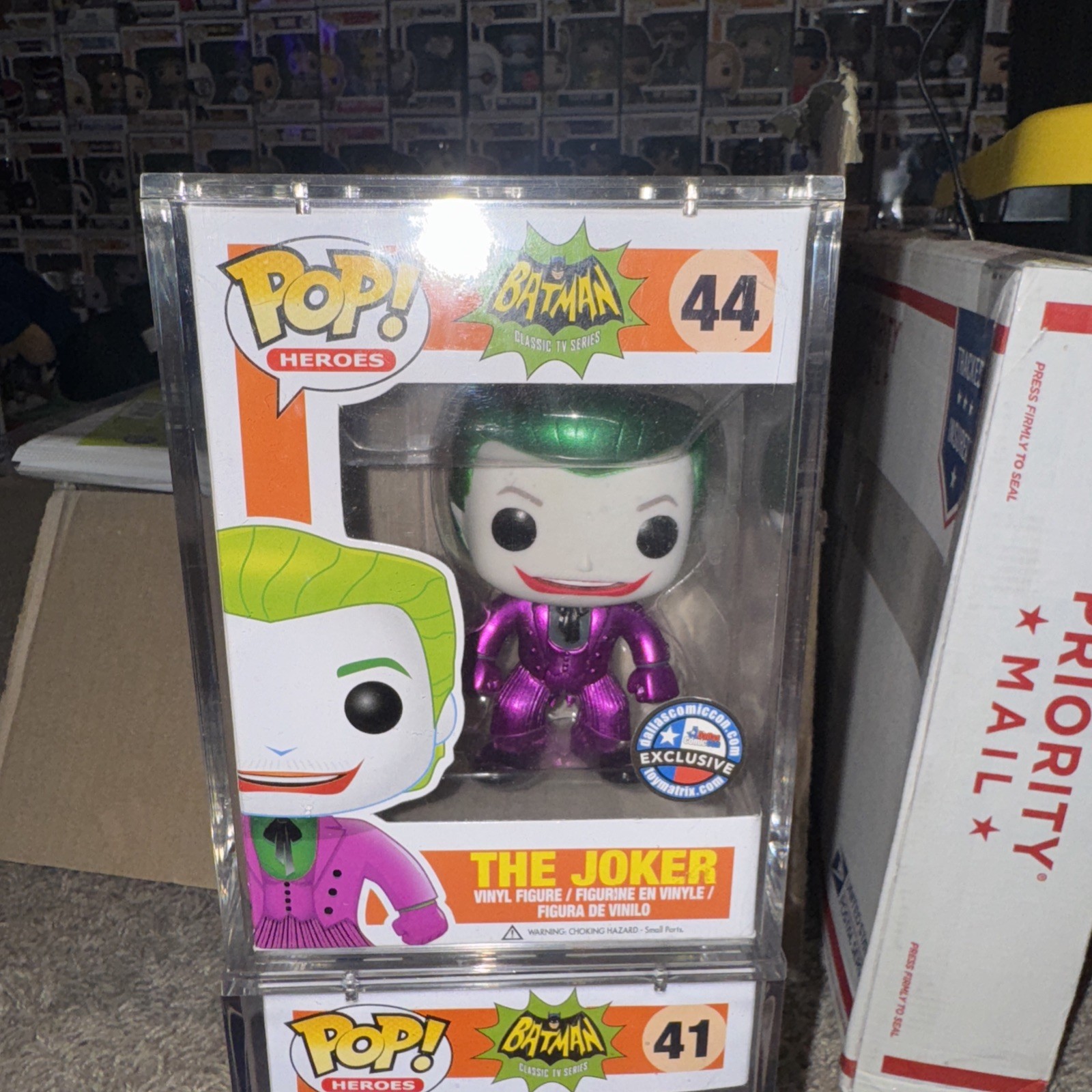 Funko Pop - The Joker Metallic - Batman - Dallas Comic Con Exclusive - 44