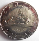1969 CANADA DOLLAR - AU/UNC - Excellent Coin - Lot #M31