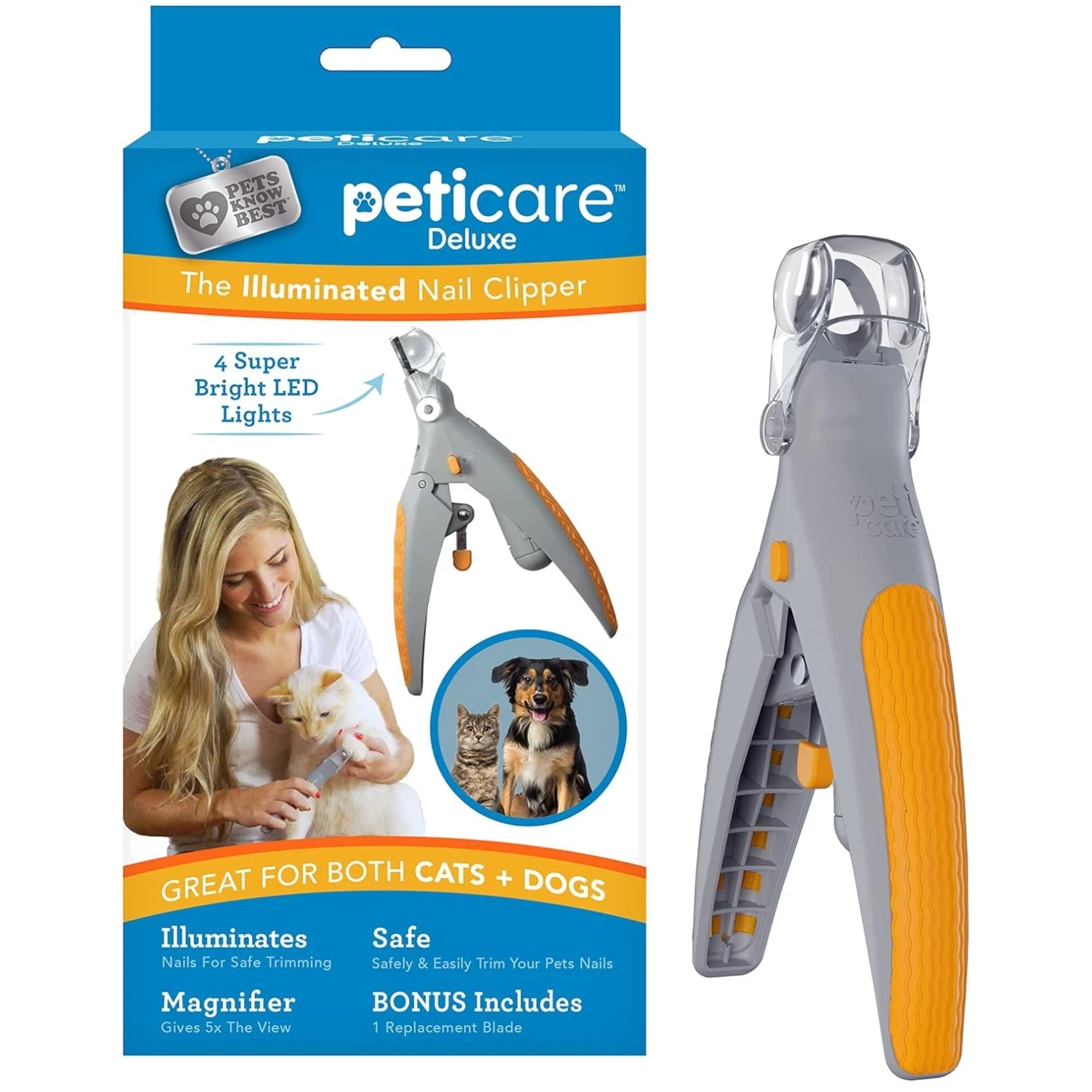 PetiCare Nail Clipper for Dogs & Cats - Precision Trimming
Opens in a new window or tab