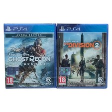 Tom Clancy's Ghost Recon Breakpoint Auroa Ed. + The Division 2 - PS4, SIGILLATI