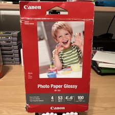 Canon GP-701 Inkjet Photo Paper Glossy 4" x 6" 100 Sheets Brand New Sealed