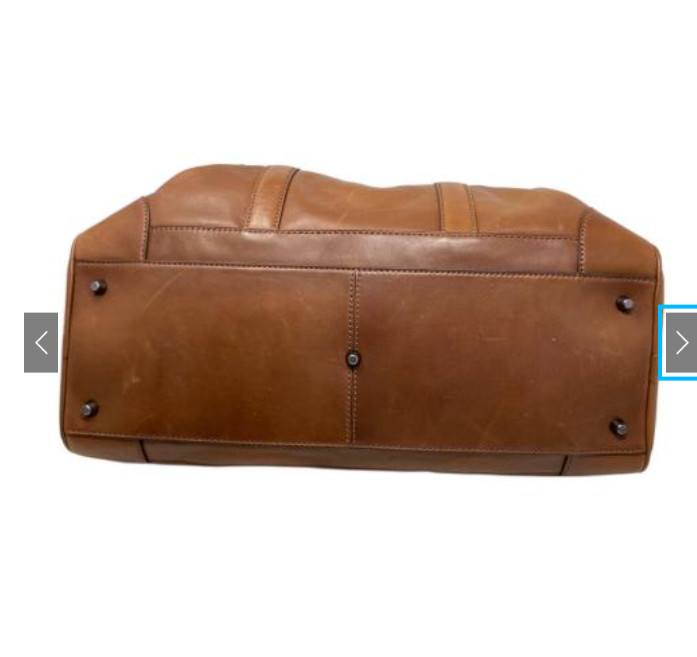 COACH Metropolitan Slim Brief Leather Bag - Vintage Brown RRP $500 image 5