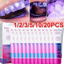 20/5x Purple Whitening Toothpaste, Fresh Breath Toothpastes, Remove Tooth Stains