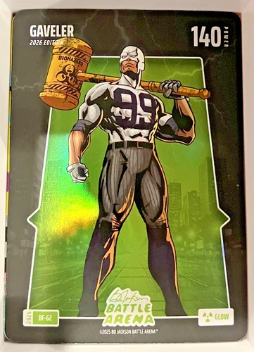 Bo Jackson Battle Arena GAVELER Glow Battle Foil 2026 Edition BF-62