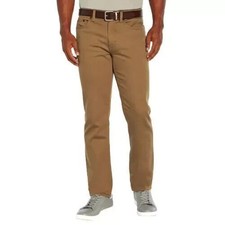 NEW Banana Republic Men's 36x34 Tan 5 Pocket Slim Fit Pant 98 Cotton 2 Spandex