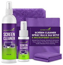 Screen Cleaner Spray 8oz 2oz for TV, Car, Laptop and Computer