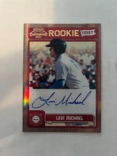 pre rookie card 2011 Playoff contenders ticket Levi Michael AUTO signed autograp