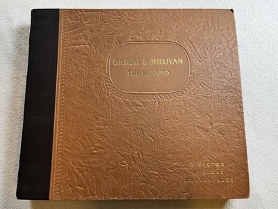 Gilbert & Sullivan  The Mikado  78rpm Set 12-inch Victor Set #DC-26