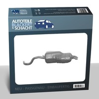 Auspuff Endtopf für Audi A3 / Seat Leon / VW Golf IV NEW Beetle + Cabriolet
