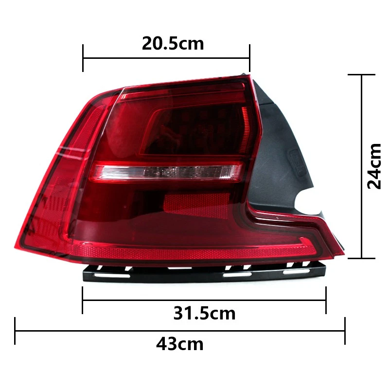 1Pair For Volvo S90 2017-2020 Rear Tail Light Brake Stop Lamp Turn Signal Light - Image 3 of 4