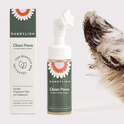 Clean Paws | No-Rinse Dog Paw Cleaner & Dog Paw Washer | Gentle, Fragrance-Fr...