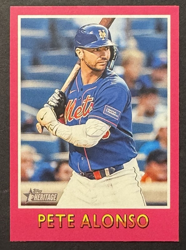 2024 Topps Heritage - 1975 Baseball Sensations Pete Alonso #75BS-11