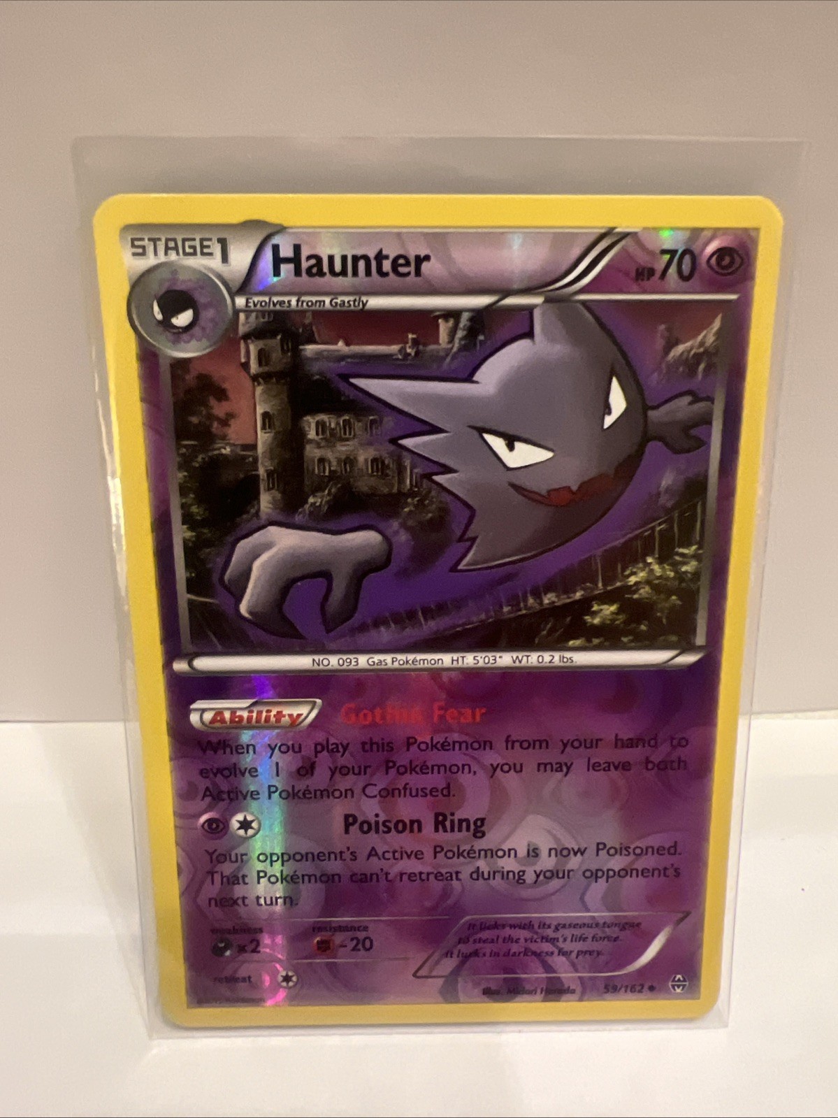 Pokémon Haunter 59/162 Rev Reverse Holo XY Breakthrough NM
