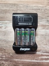 Energizer NiMH AA AAA Battery Charger 4-Slot Rechargeable Charger With Batteries