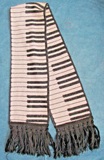 Vintage 1981 Keyboard scarf by Edgerton