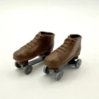 Vintage Barbie Ken Roller Skate Date Brown Squishy Skates 1964 Mattel X15