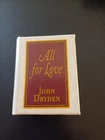 Del Prado Miniature Classics Library All For Love John Dryden Mini Hardback Book