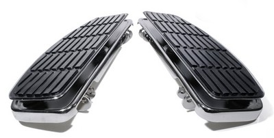 Trittbretter Shaker für Harley Davidson Heritage Fat Boy Road King E-Glide Chrom