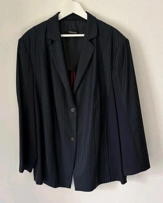 BLAZER SAMOON by GERRY WEBER Damen Dunkelblau 63% Polyester -Gr. 54 geknöpft NEU - Bild 1 von 4