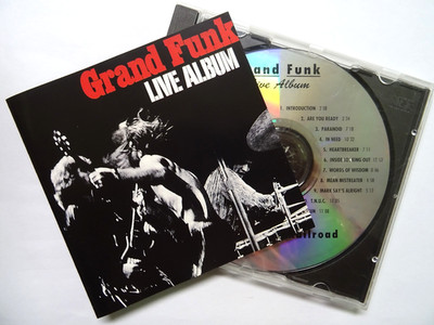 Grand Funk Railroad Live Album CD