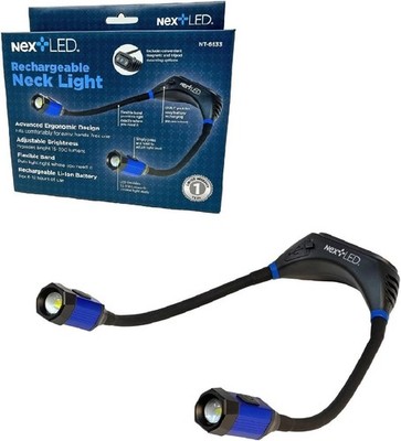 NextLED Around the Neck Rechargeable Flash/Work Light w/Magnetic Mounting Base
