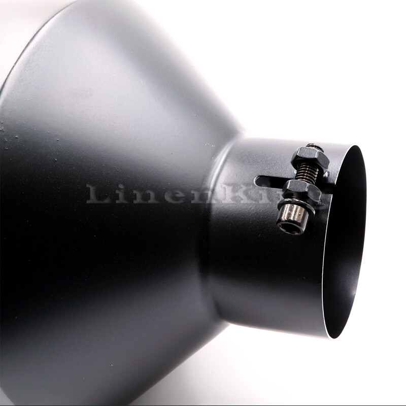 4 x 10- 15 Long Rolled Edge 20° Stainless Steel Exhaust Pipe
